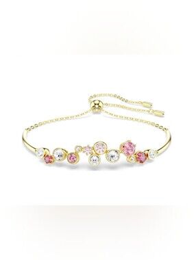 Swarovski Constella Bracelet – Pink Crystals, Gold-Tone Plated